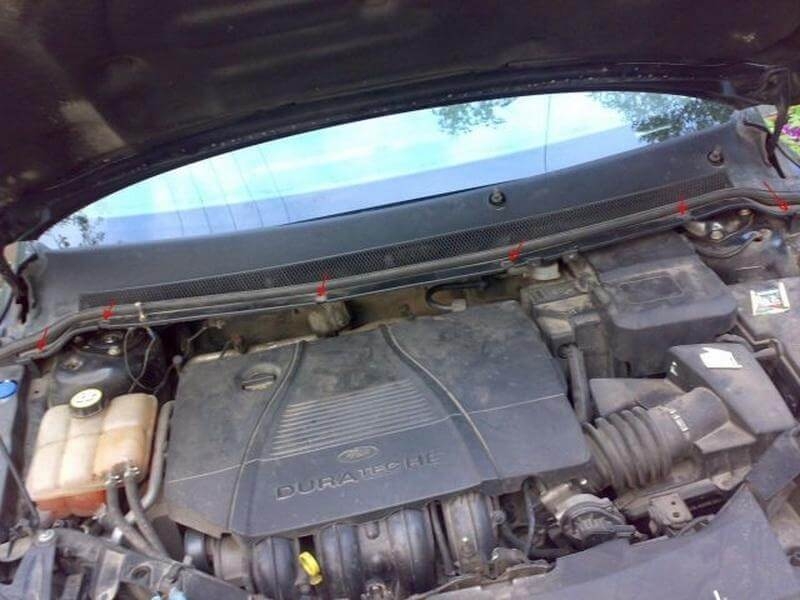 Снятие и замена передних амортизационных стоек ford focus 2