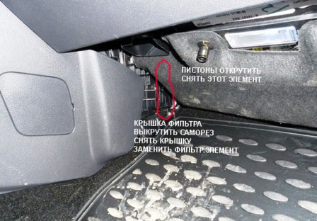 Снятие и замена салонного фильтра ford focus 2