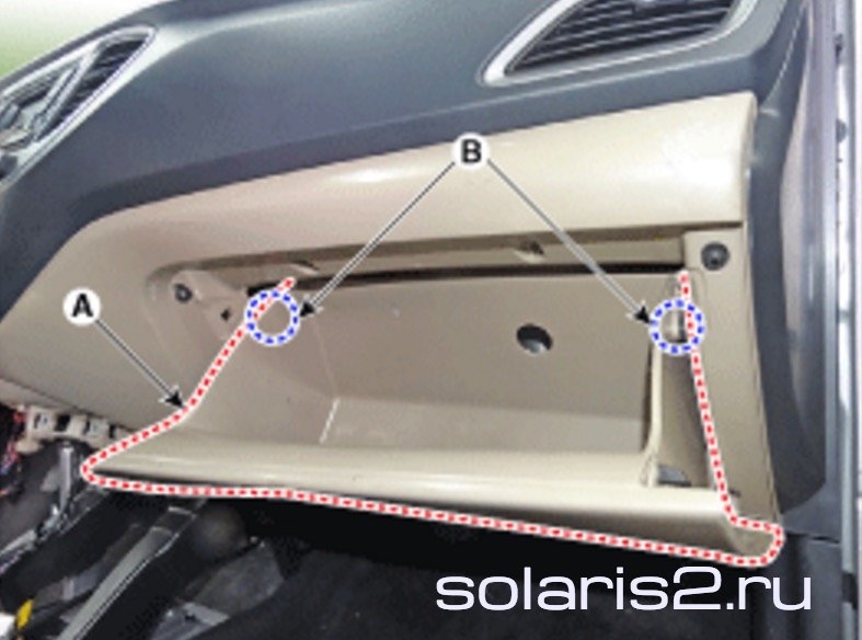 Снятие и замена салонного фильтра hyundai solaris