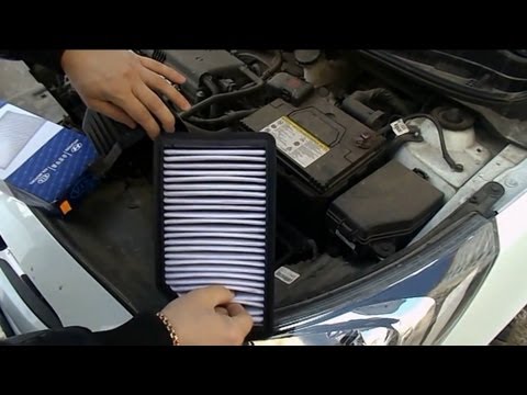 Снятие и замена салонного фильтра hyundai solaris