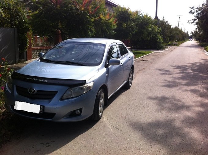 Собственноручная замена сцепления toyota corolla робот 2007 года