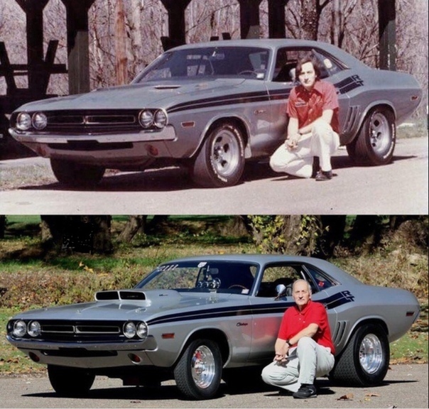 Старый и новый dodge challenger сравнили в гонке по прямой