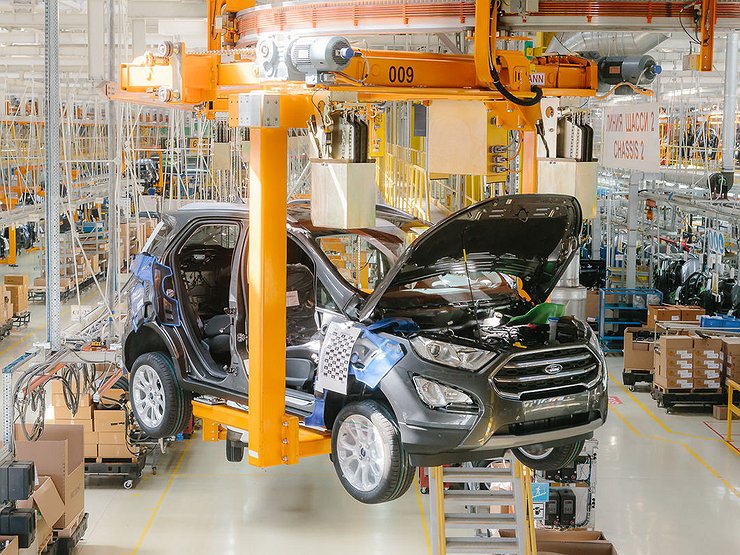 В татарстане стартовало производство обновленного ford ecosport