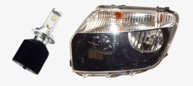Выбор и установка led ламп в ближний свет, противотуманные фары и дхо автомобиля