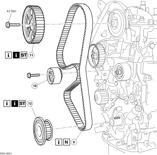 Замена грм ford focus 2 1.6