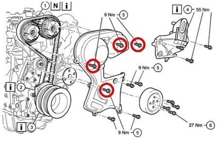 Замена грм ford focus 2 1.6