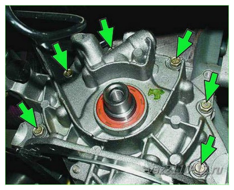 Замена крышки масляного насоса ваз 2110