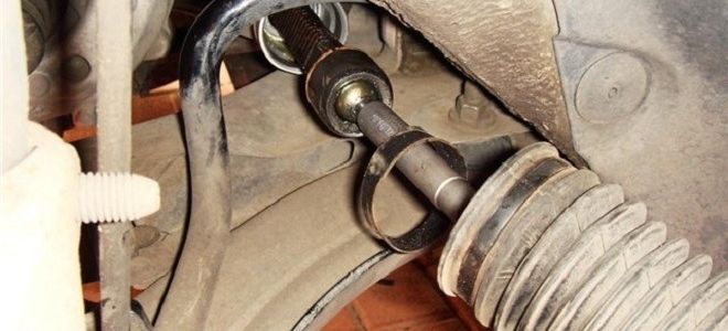 Замена рулевой тяги и наконечника renault logan