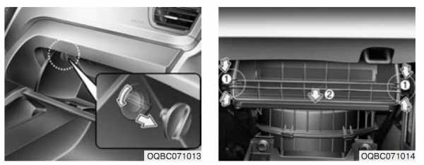 Замена салонного фильтра kia rio 2010-2013: инструкции, фото и видео