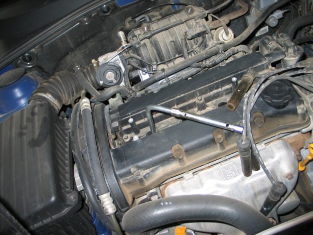 Замена свечей зажигания chevrolet lacetti
