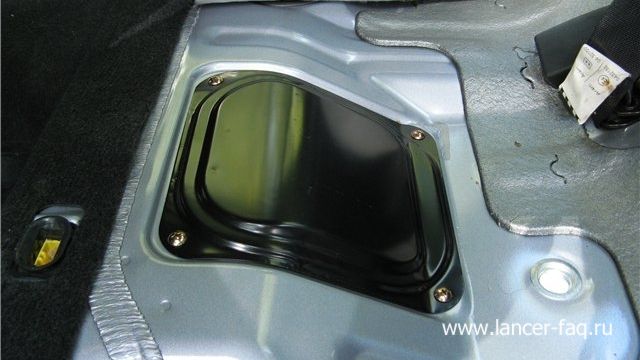 Замена топливного фильтра в автомобиле mitsubishi lancer x, 9 и 10