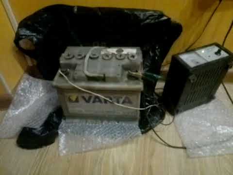 Зарядка автомобильного аккумулятора — обучение.