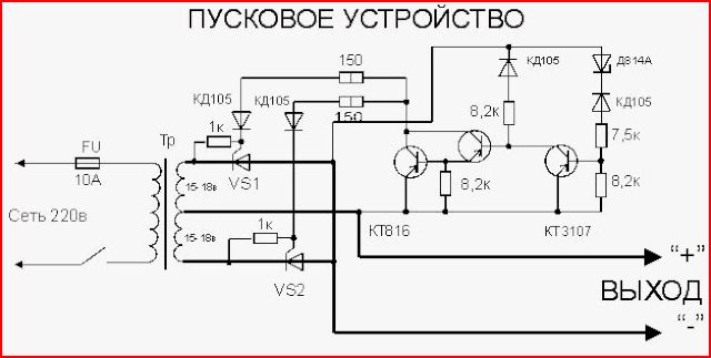 Зарядно пусковое устройство для автомобиля своими руками