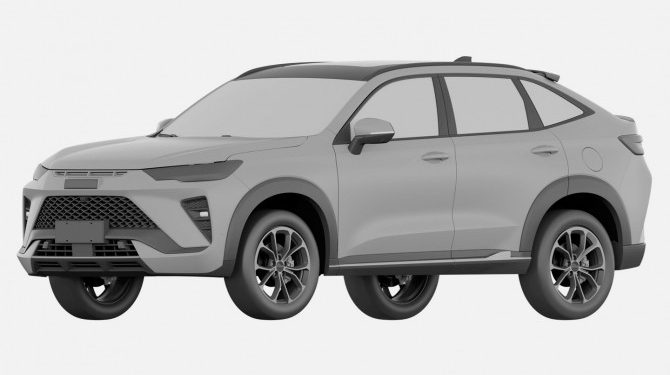 Haval запатентовал в России купе-кроссовер H6S