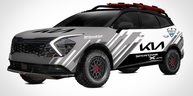 Kia Sportage подготовили к «женскому ралли» в пустыне