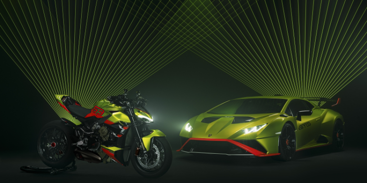 Ducati показала мотоцикл в стиле Lamborghini Huracan STO