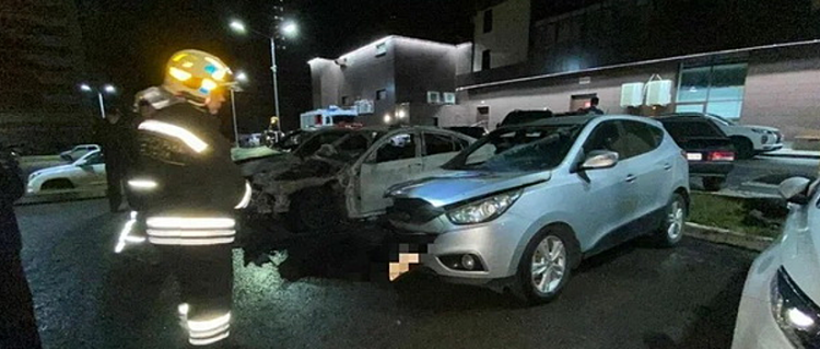 На автопарковке в Набережных Челнах сгорели семь автомобилей