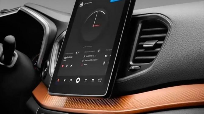 Рестайлинговая LADA Vesta получит новую мультимедийную систему