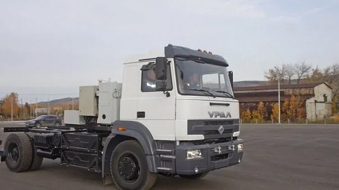 Автозавод «Урал» разработал перспективный электрогрузовик