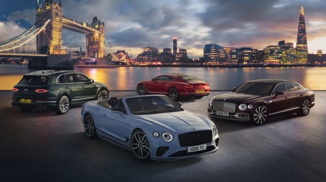 Bentley раскрыла юбилейные модели, вдохновленные улицами Лондона