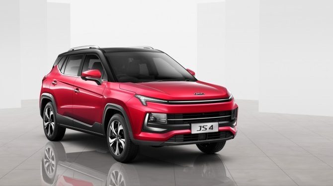 В России представлен новый кроссовер JAC JS4