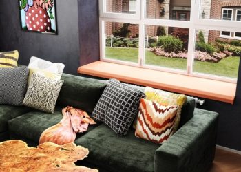 Цветные подоконники – тренд?