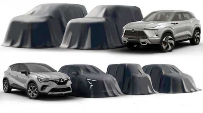 Mitsubishi выпустит 16 новых моделей к 2028 году