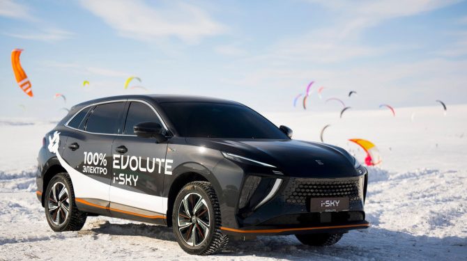 В России представлен новый электрокроссовер Evolute i-SKY