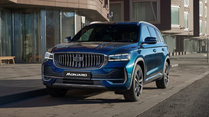 Кроссовер Geely Mоnjaro поступил в продажу по цене от 4,5 млн рублей