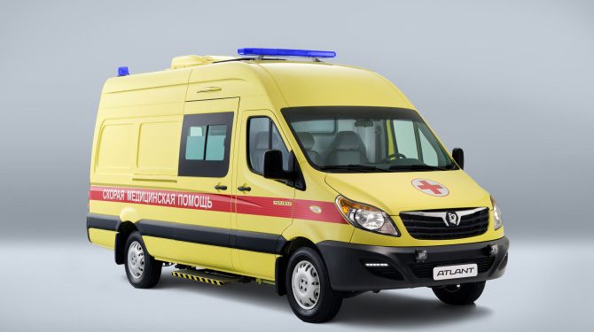 «Соллерс» представил автомобиль скорой медицинской помощи Sollers Atlant