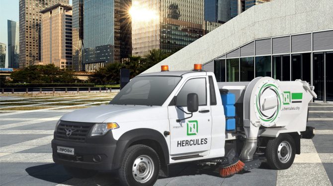 УАЗ представил уборочную машину «Геркулес»