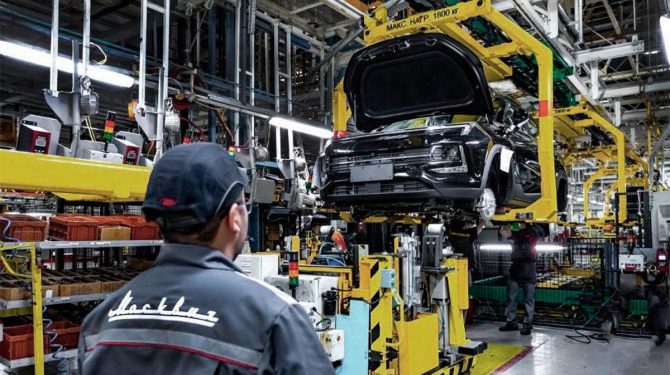 Завод «Москвич» запустил главный конвейер