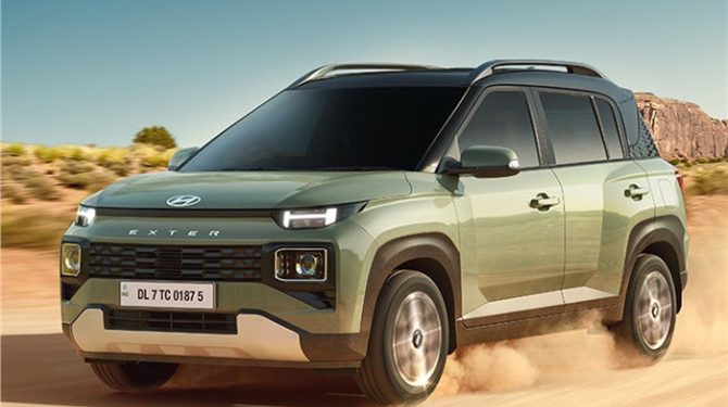 Hyundai показала самый дешевый кроссовер Exter