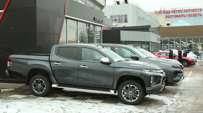 Продажи пикапов в России увеличились в 1,5 раза