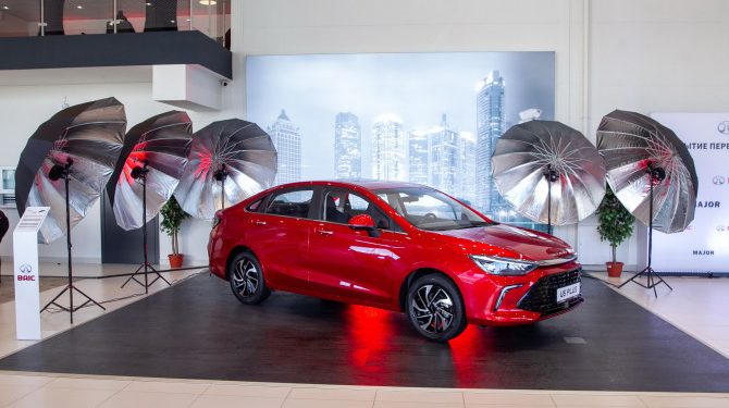 Седаны BAIC U5 Plus появились у российских дилеров