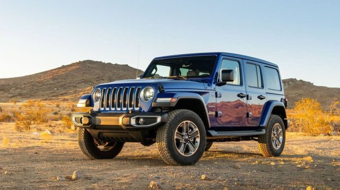 Более 140 внедорожников Jeep Wrangler попали под отзыв в России