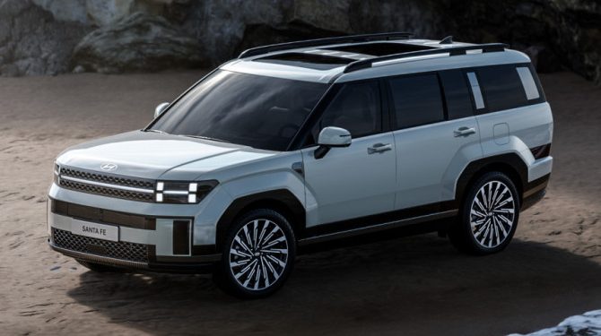 Hyundai показала кроссовер Santa Fe нового поколения