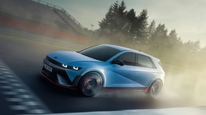 Hyundai представила свой самый мощный кроссовер Ioniq 5 N