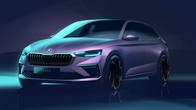 Skoda рассекретила обновленные Kamiq и Scala