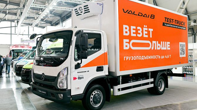 В России представлен рефрижератор «Валдай 8»