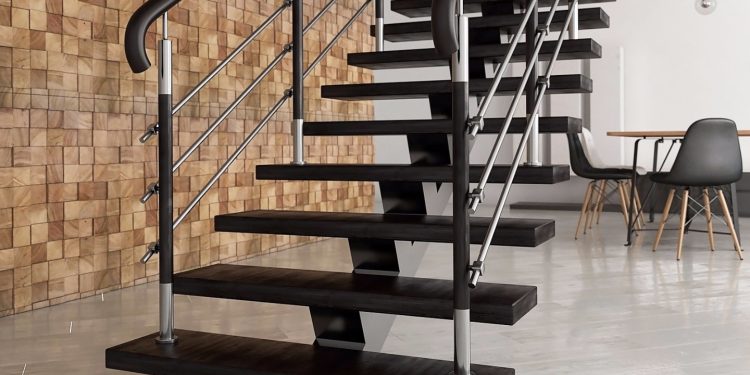 Лестница на второй этаж из металлического каркаса: виды, характеристики, достоинства, применение