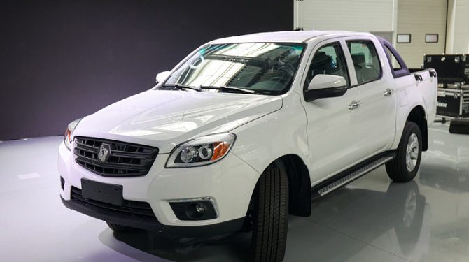 Продажи нового пикапа Sollers ST6 начнутся в октябре