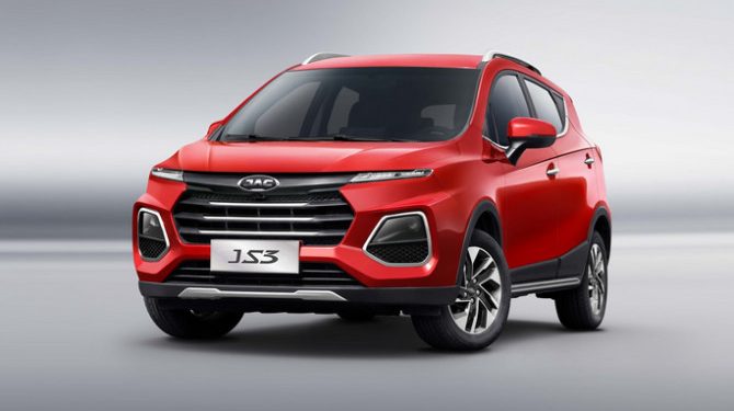 Кроссовер JAC JS3 стал доступен для предзаказа в России