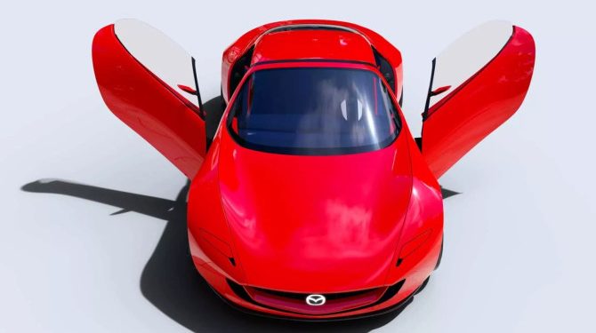 Mazda представила спорт-купе с двумя роторными моторами