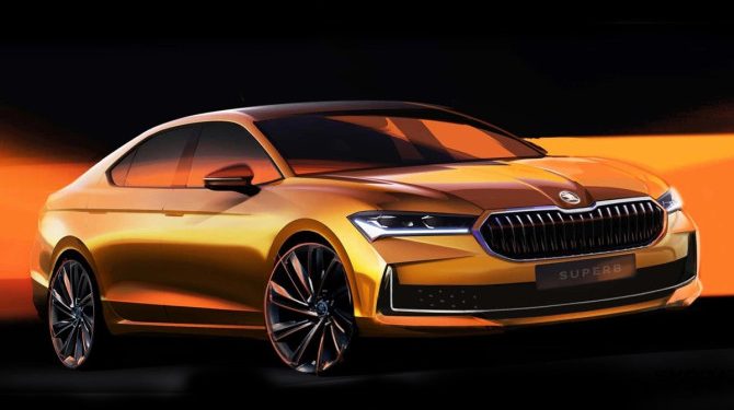 Skoda рассекретила дизайн нового Superb