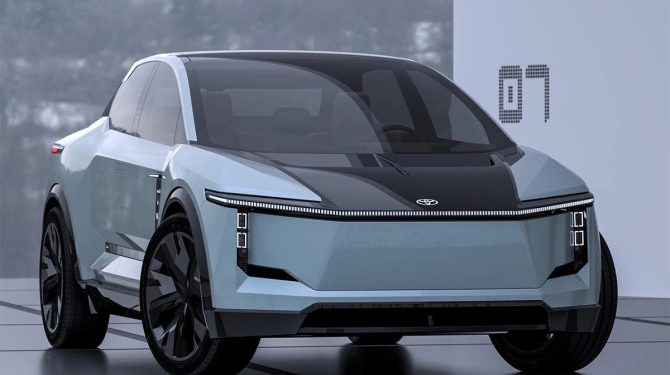 Toyota представила новый концептуальный кроссовер FT-3e