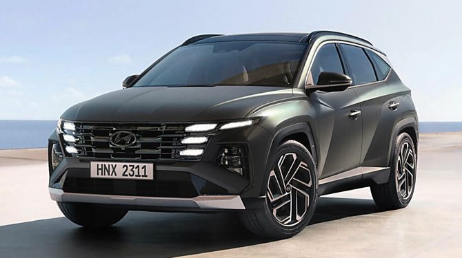 Hyundai показала обновленный кроссовер Tucson