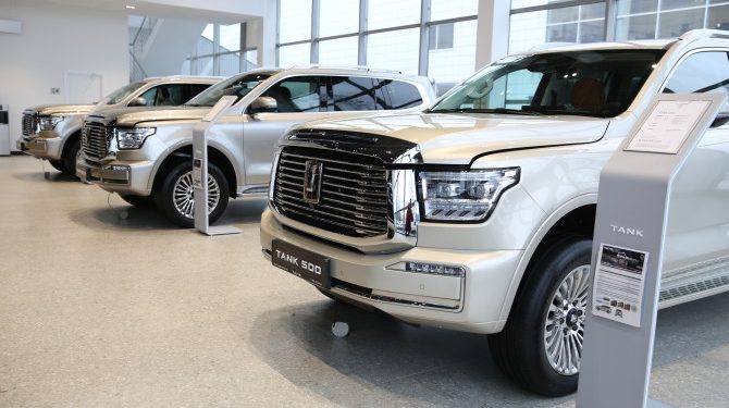 В 2023 году в России продано около 14 тысяч внедорожников TANK
