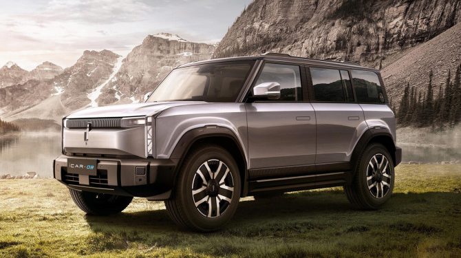 Chery запускает продажи первого квадратного кроссовера iCar 03