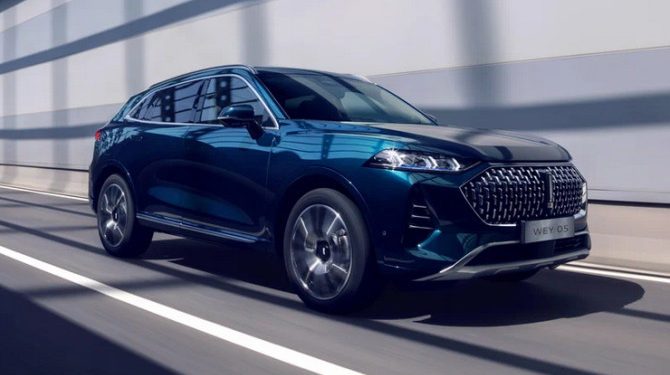 Гибридный кроссовер WEY 05 поступил в продажу в России